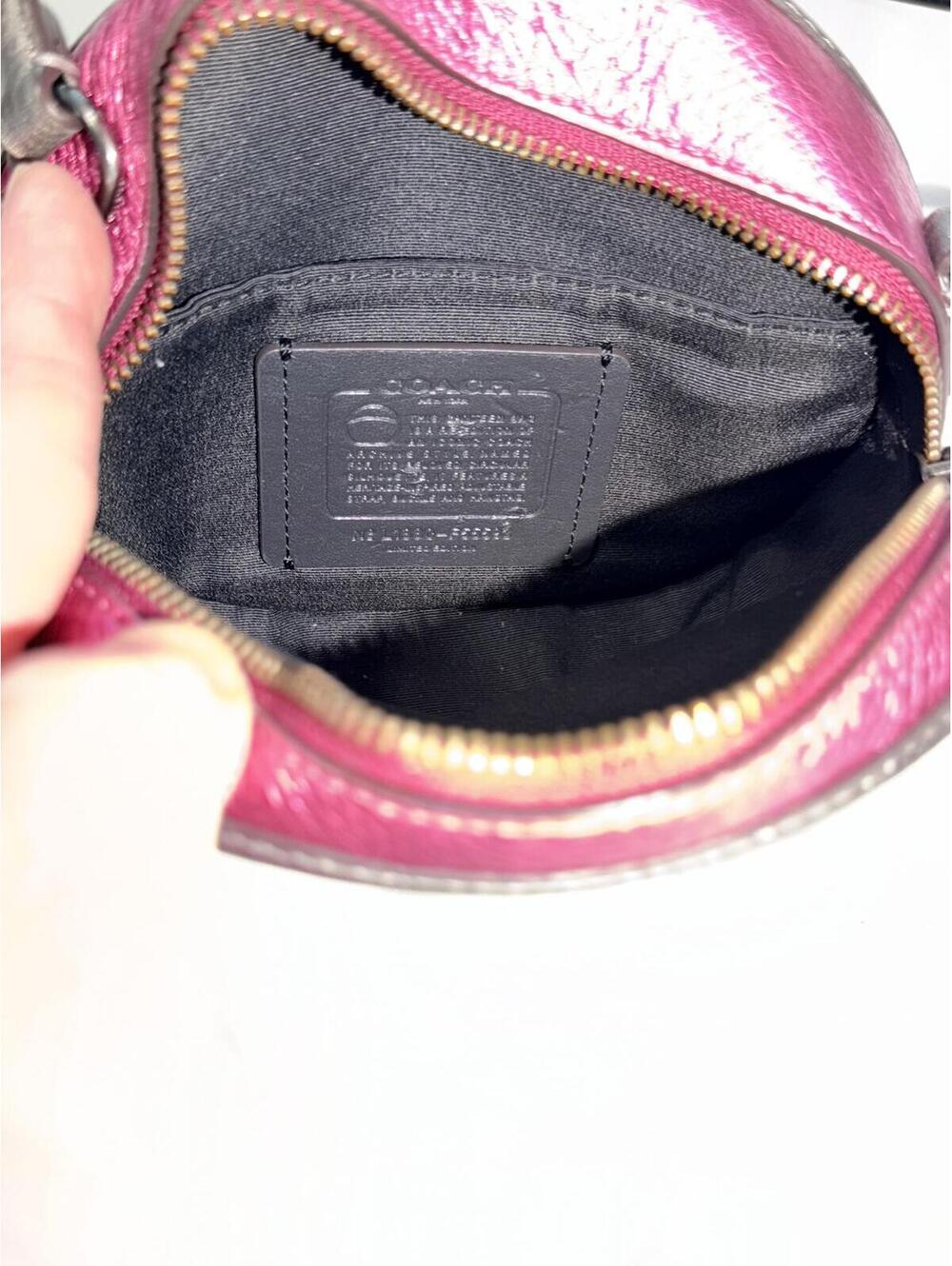 Coach Canteen Bag in Metallic Colorblock Leather - Picture 6 of 8